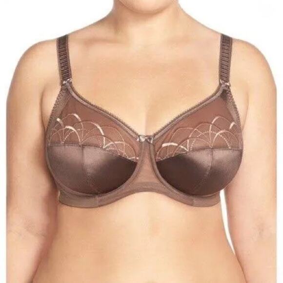 Elomi EL4030PCN Cate Underwire Full Cup Banded Bra in brown 38M - Picture 9 of 9